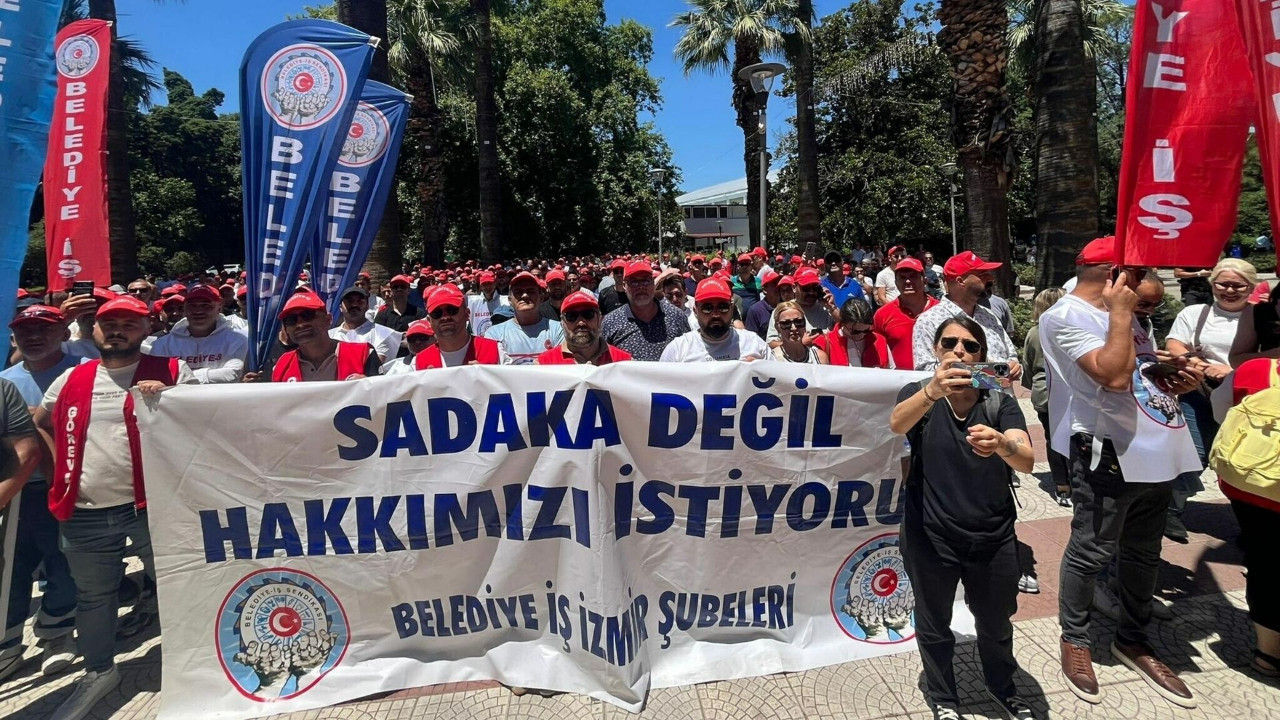 İzmir Büyükşehir’de TİS görüşmeleri tıkandı: Belediye işçileri eyleme başladı