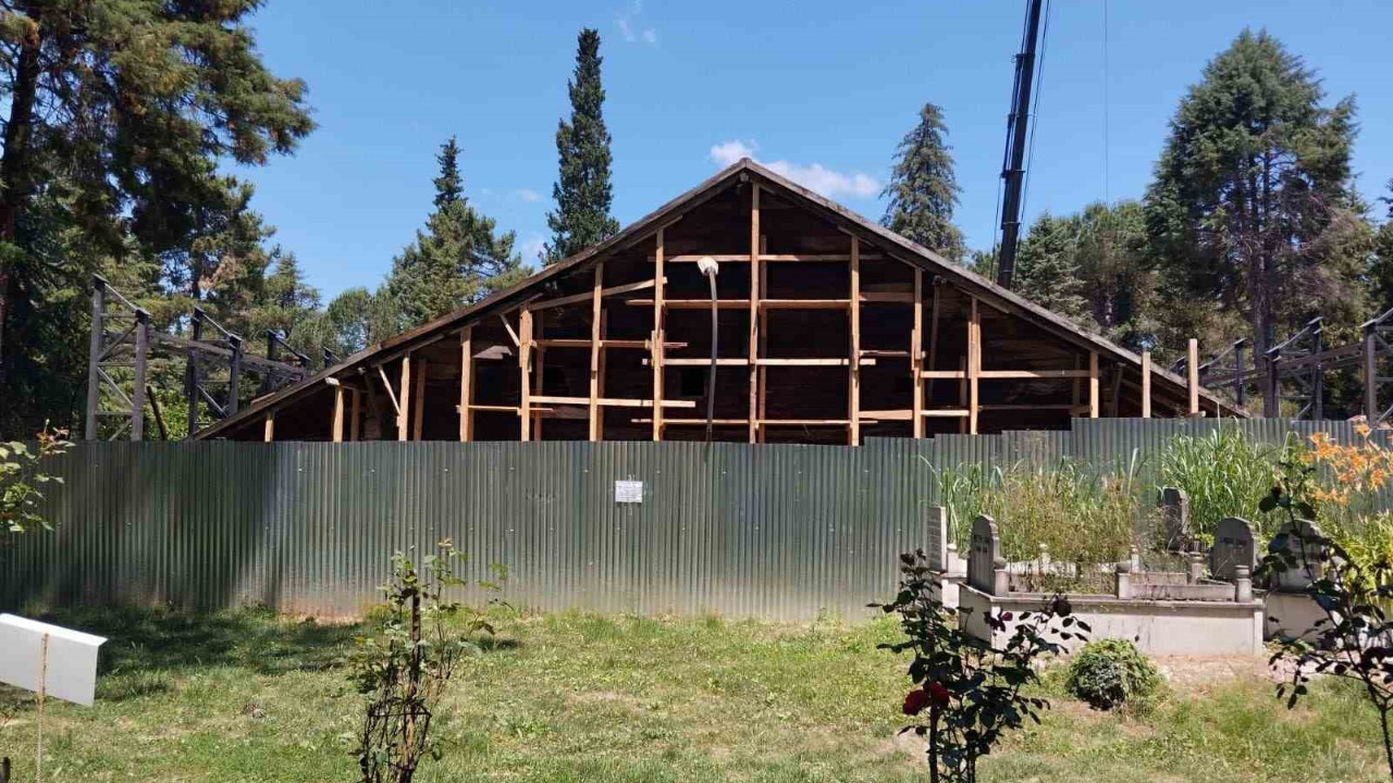 Çarşamba'nın 800 yıllık çivisiz camisinde restorasyon başladı