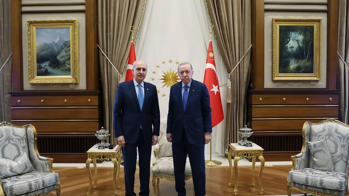 Başkan Erdoğan Külliye'de Kurtulmuş'u kabul etti | Terörsüz Türkiye'de hassas viraj