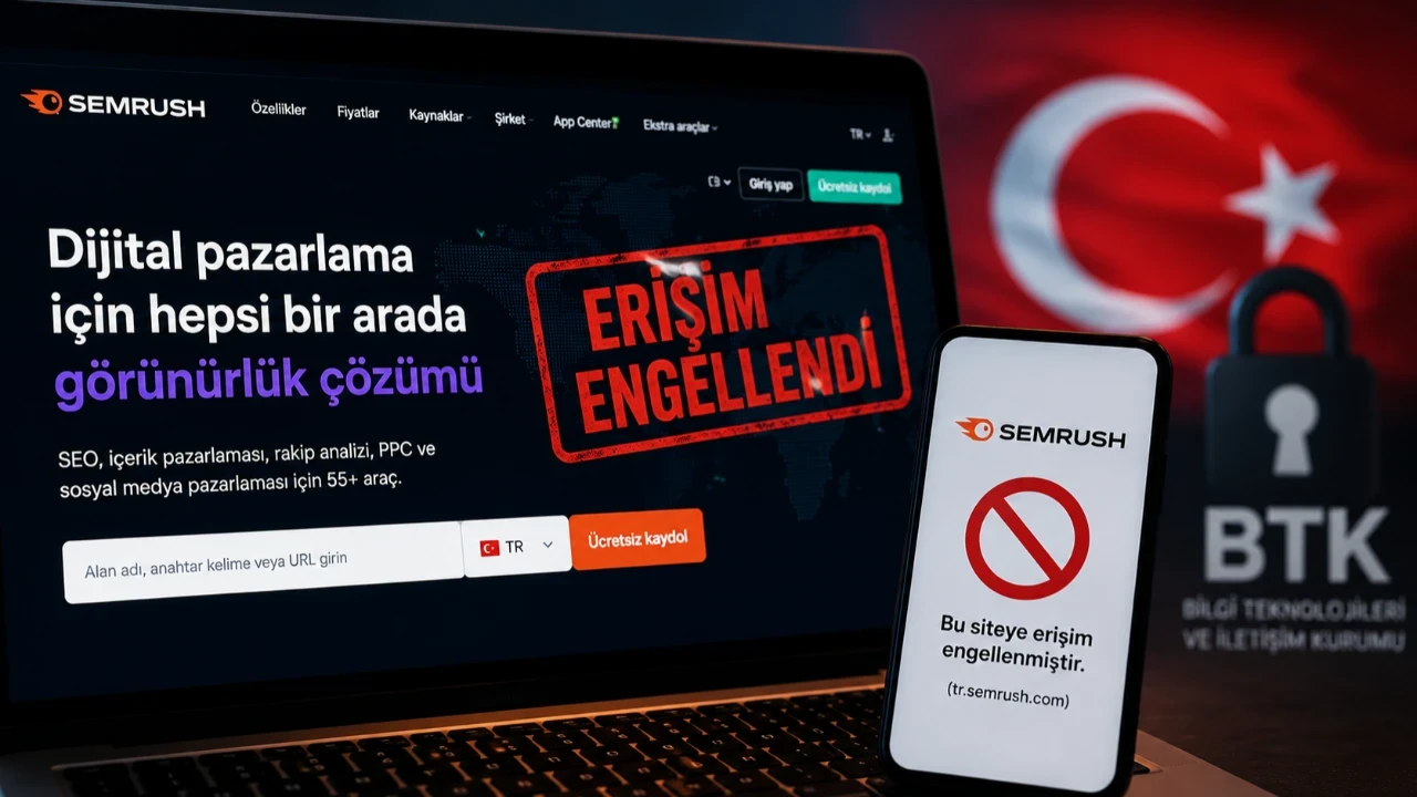 Spor Toto istedi, SEO ve dijital yazılım sitesi Semrush Türkiye engellendi!