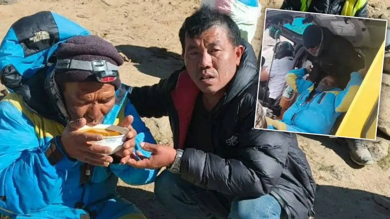 Everest Dağı'nda kaybolan rehber 6 gün nasıl hayatta kaldı? Ailesi cenaze hazırlığı yaparken bulundu!