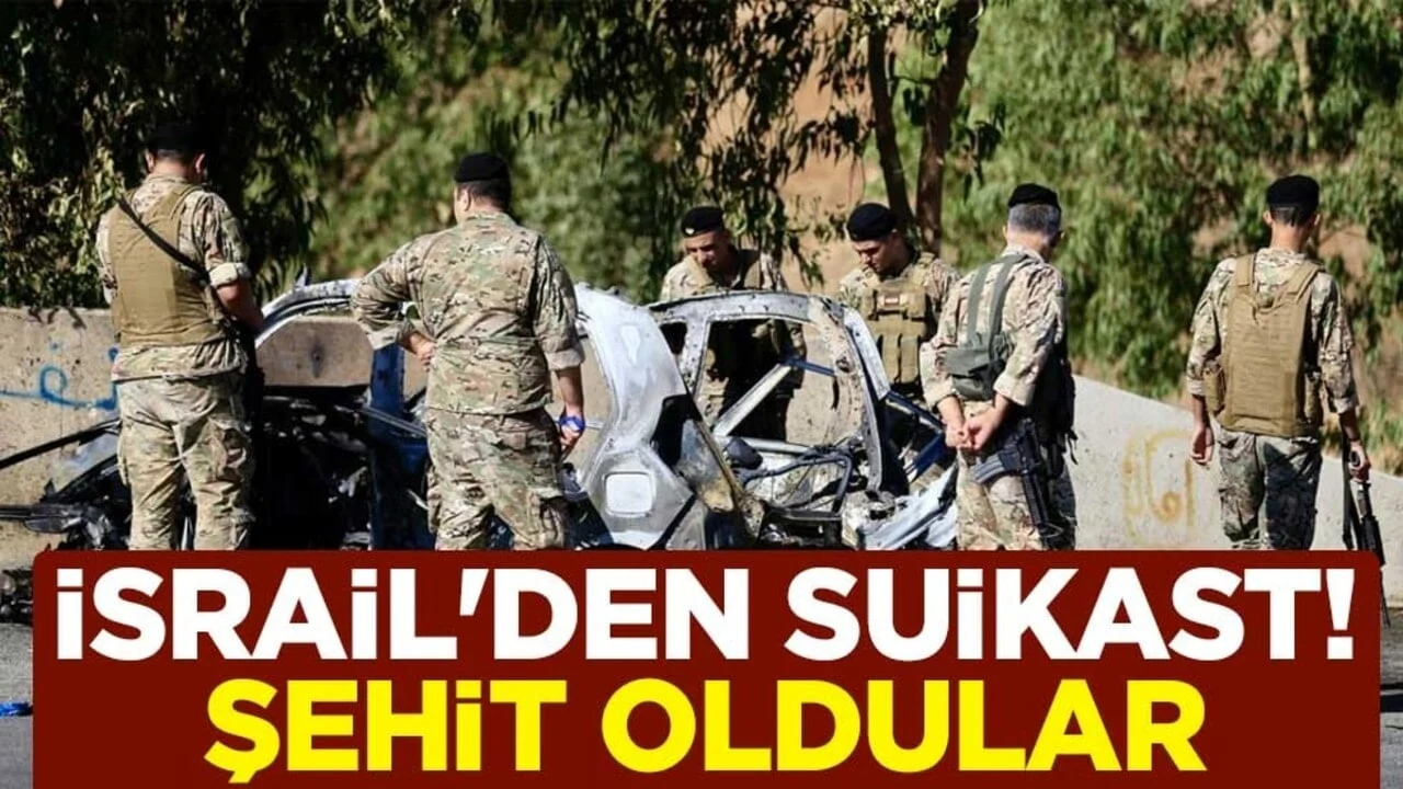 Terörist İsrail'den suikast! Şehit oldular