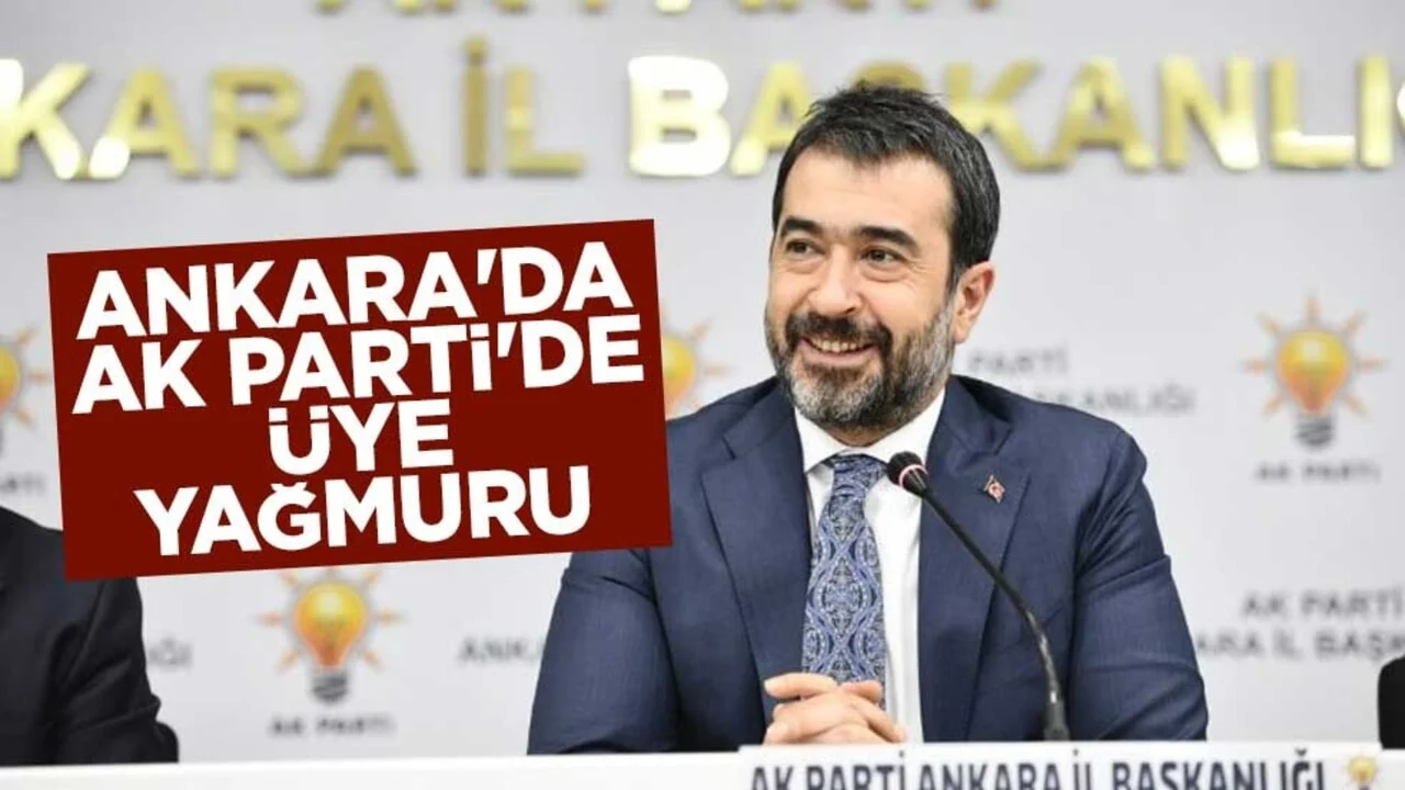 AK Parti Ankara İl Başkanı Hakan Han Özcan duyurdu: Üye sayısı 1 milyonu geçti