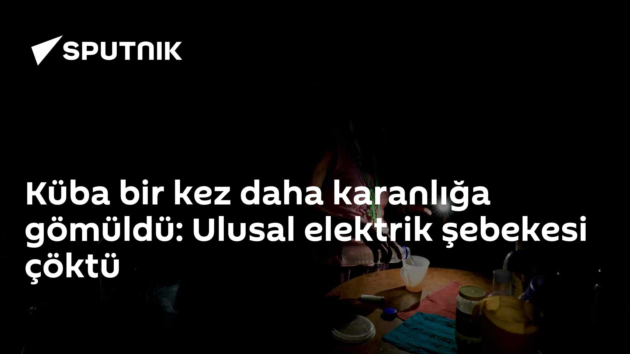 Küba bir kez daha karanlığa gömüldü: Ulusal elektrik şebekesi çöktü