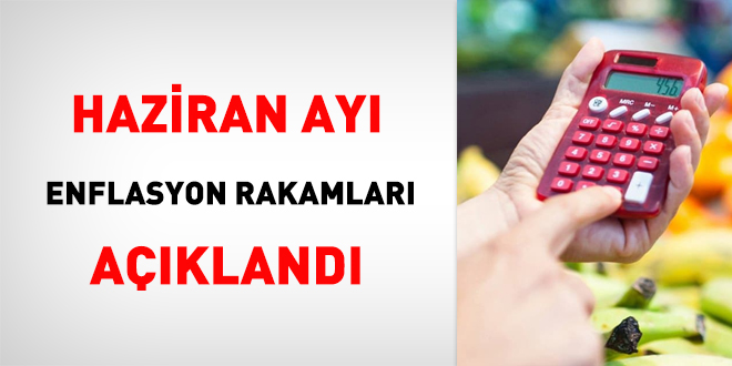 Haziran Ayı Enflasyon Rakamları Açıklandı
