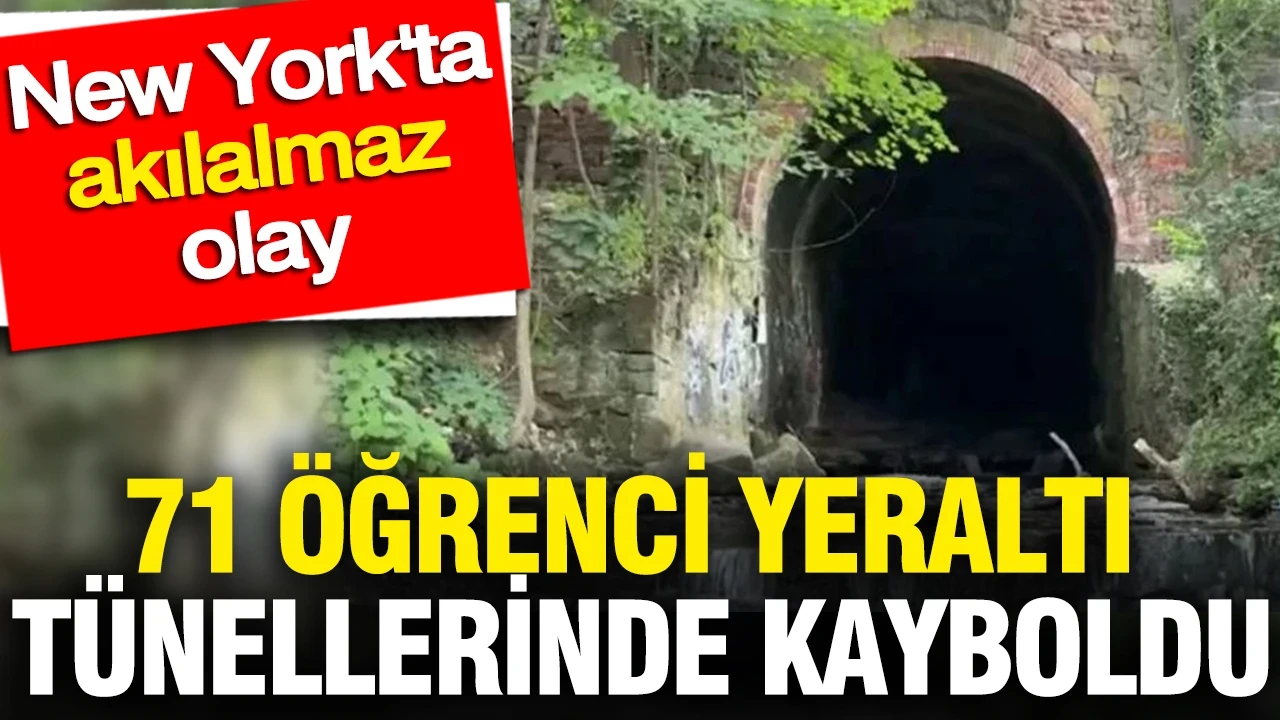 71 öğrenci yeraltı tünellerinde kayboldu: New York'ta akılalmaz olay