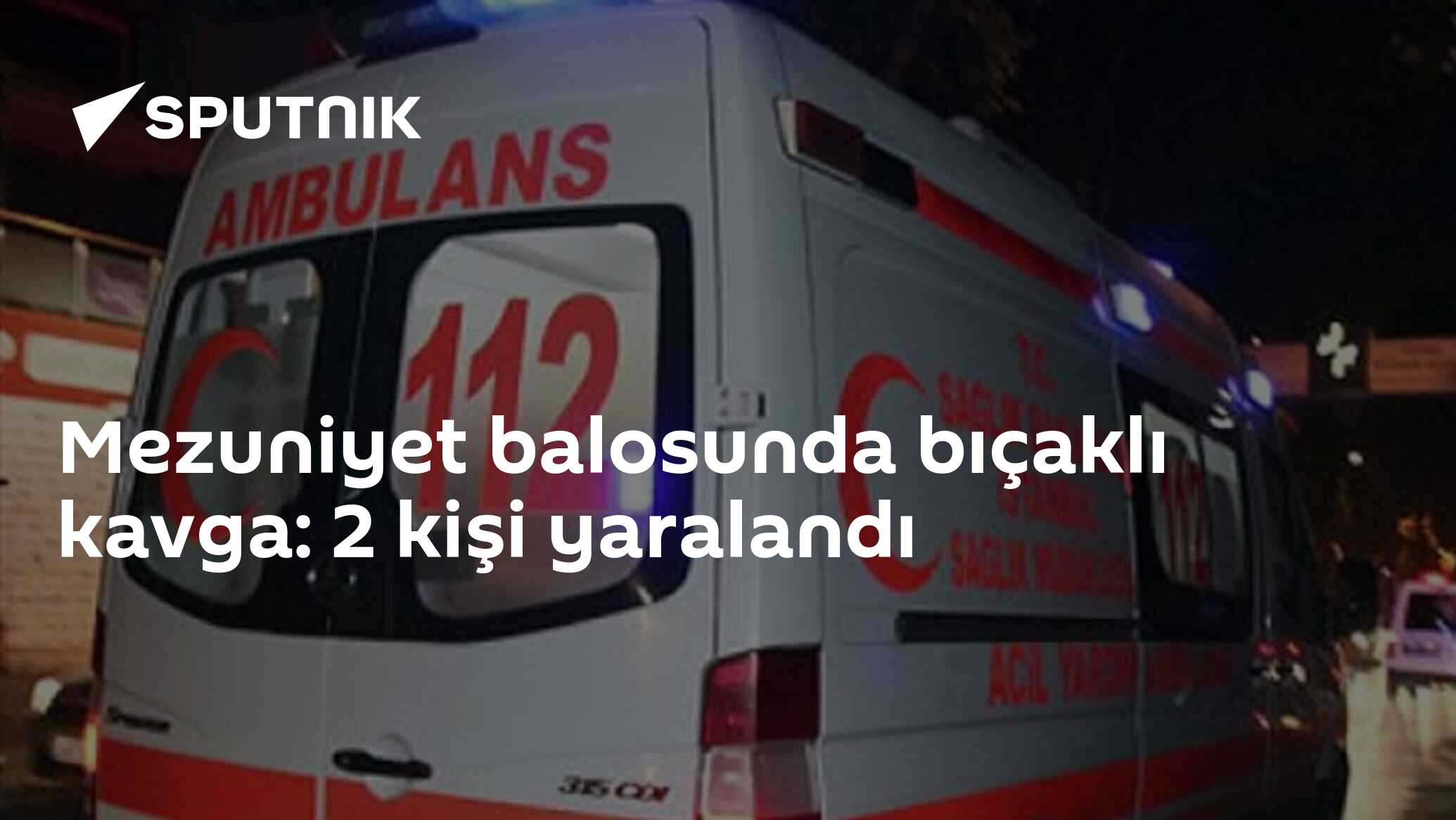 Mezuniyet balosunda bıçaklı kavga: 2 kişi yaralandı