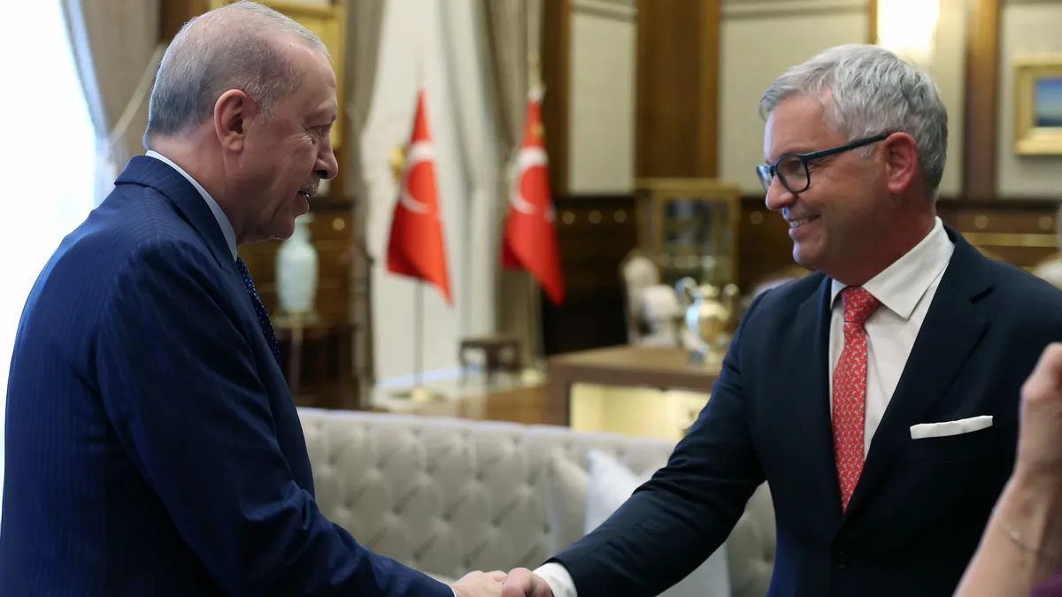 SON DAKİKA… Başkan Recep Tayyip Erdoğan AB Heyeti'ni kabul etti