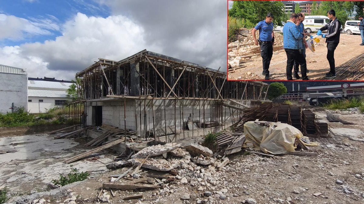Kütahya'da inşaat iskelesi çöktü: 2 ölü