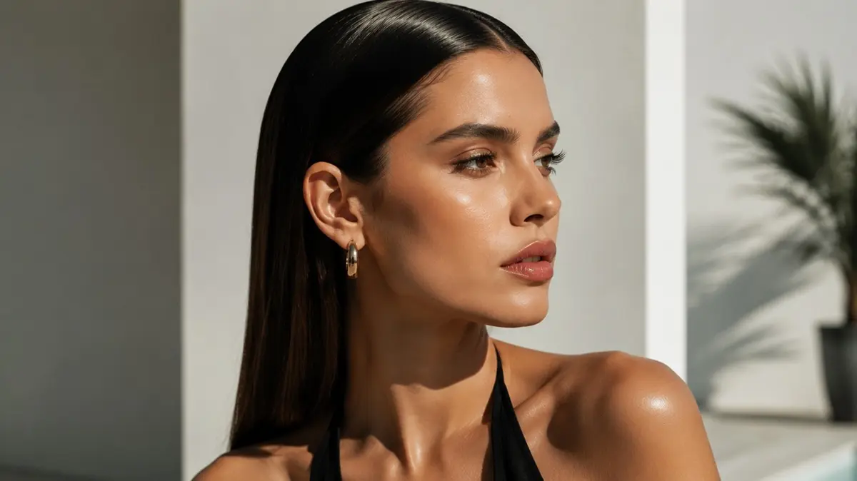 Yazın en iddialı saç akımı: Yüz hatlarını ortaya çıkaran ultra düz "Sleek" saçlar