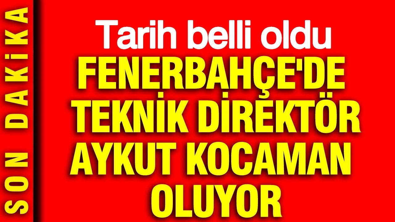 Fenerbahçe'nin Aykut Kocaman'ı duyuracağı tarih belli oldu: Efsane geri dönüyor