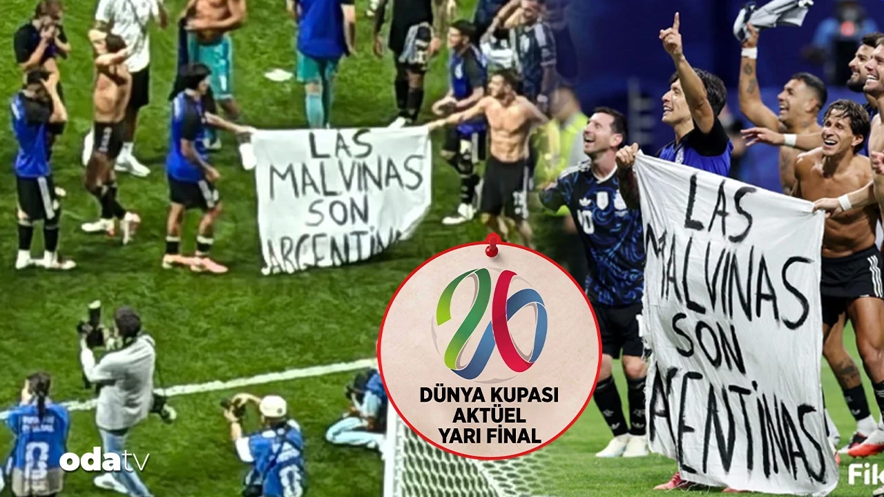 Dünya Kupası'na damga vurdu: 'Falkland'lı zafer mesajı