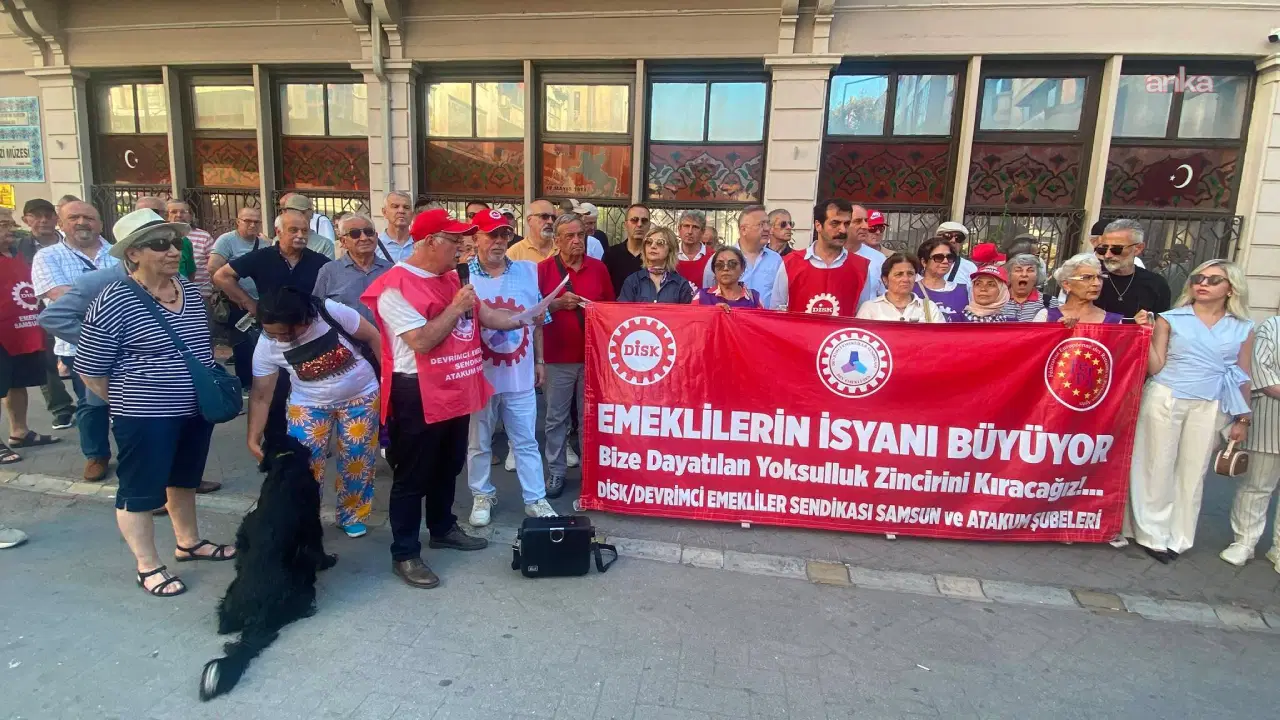 Emeklilerden Samsun'da yürüyüş çağrısı