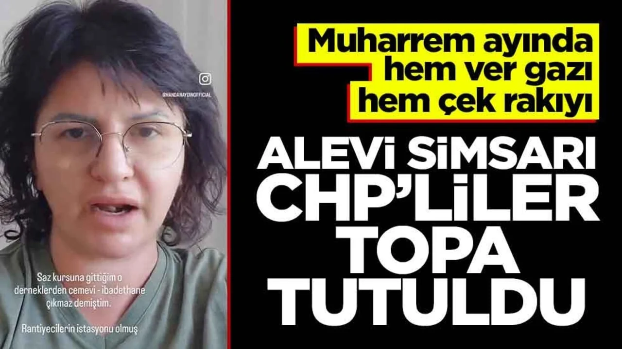 Muharrem ayında hem ver gazı hem çek rakıyı! alevi simsarı CHP’liler topa tutuldu