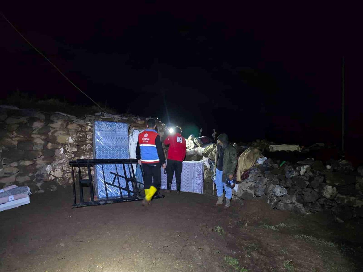 Diyadin'de sel mağdurlarına destek seferberliği