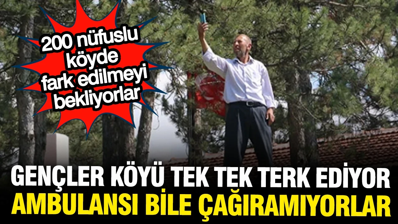 Gençler 200 nüfuslu köyden tek tek göç ediyor: Ambulansı bile arayamıyorlar