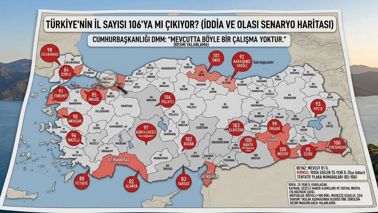 "25 yeni il kuruluyor" iddialarına resmi yanıt geldi