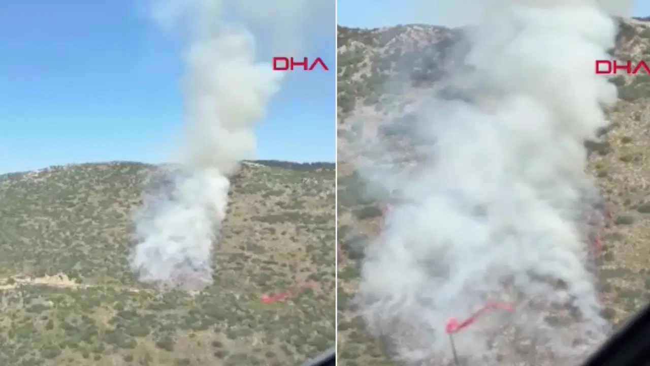 Antalya'da orman yangını