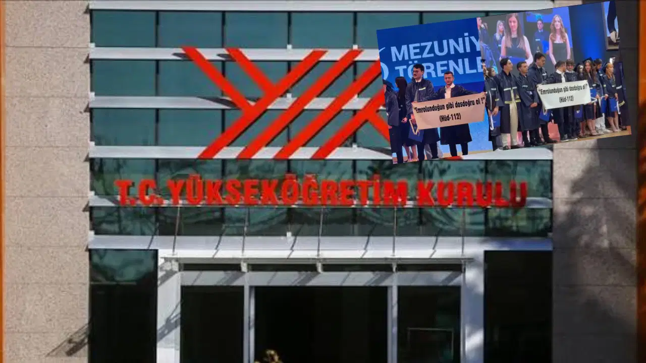 YÖK'ten Yeditepe Üniversitesi'ndeki 'ayet pankartı' olayına soruşturma