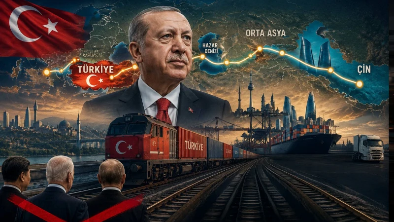 Türkiye süper güçleri baypas etti! Küresel dengeleri sarsan yükseliş: Türkler Orta Koridor'da oyunu kuruyor