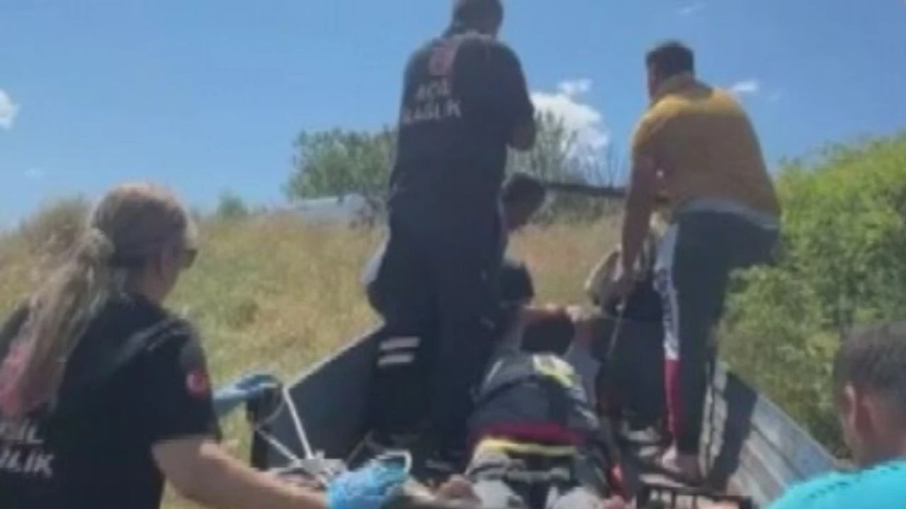Yaylada düşerek yaralandı: Patpatla ambulansa taşındı