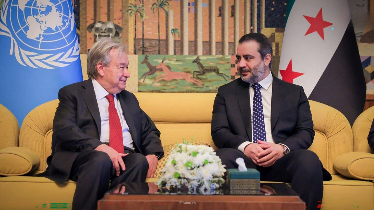 Şam’da 17 yıl sonra bir ilk! BM Genel Sekreteri Guterres’den tarihi ziyaret