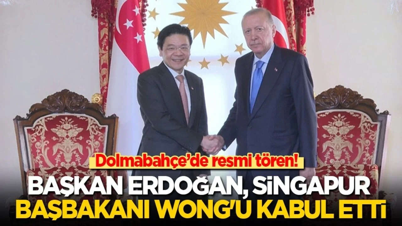 Başkan Erdoğan, Singapur Başbakanı Wong'u kabul etti