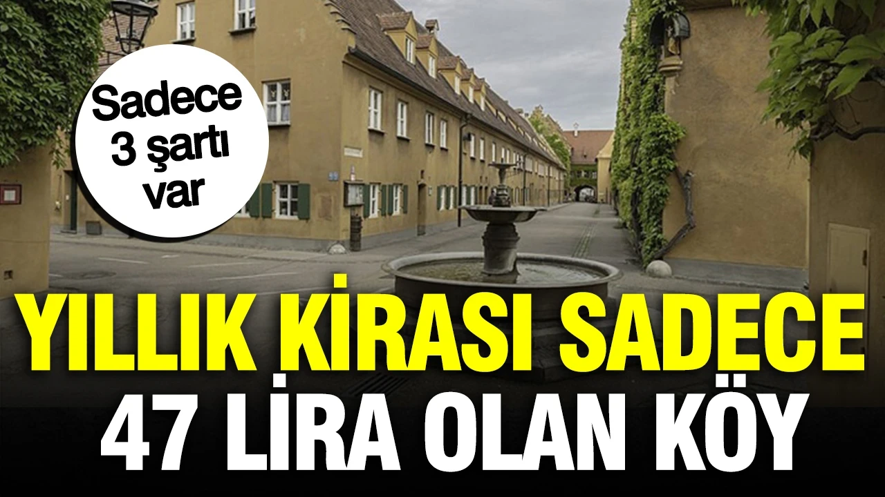 Yıllık kirası sadece 47 lira olan köy: 3 şartı belli oldu