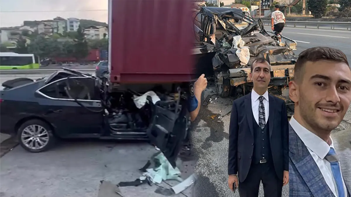 Baba-oğul feci şekilde can verdi! Tıra ok gibi saplandılar