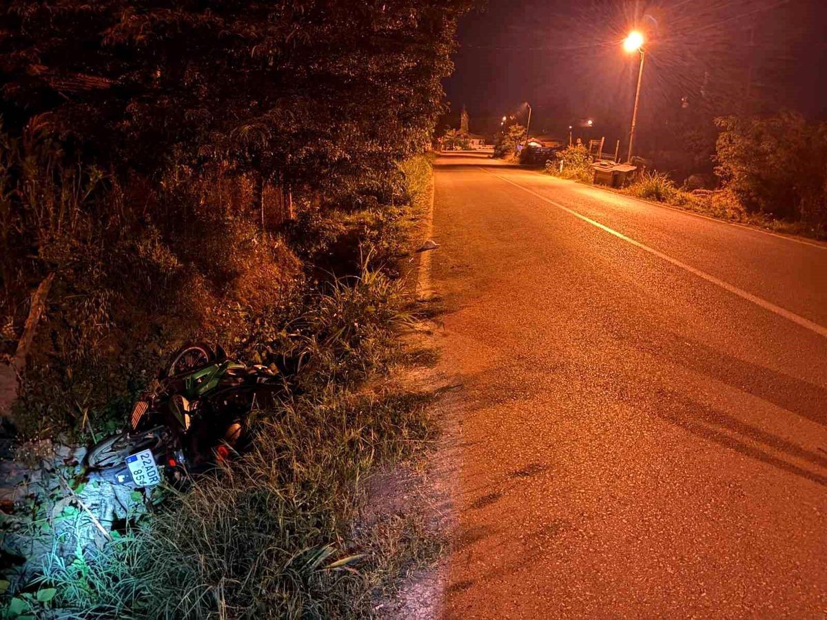 Alkollü motosiklet sürücüsü kaza yaptı: Hayati tehlikesi bulunuyor