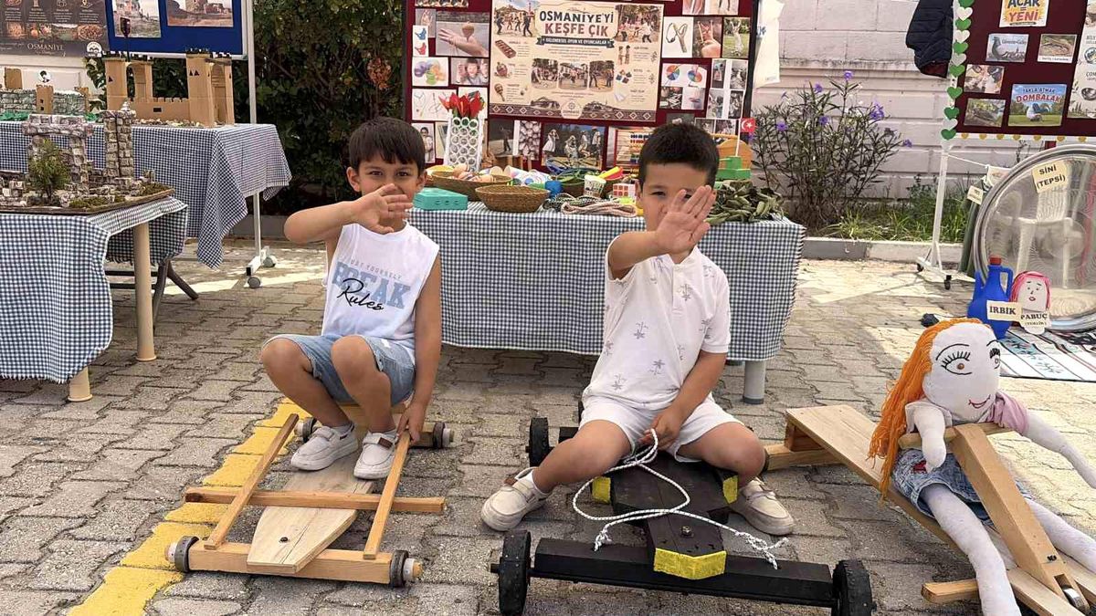 Minik ellerden Osmaniye'nin kültürel mirasına renkli dokunuş