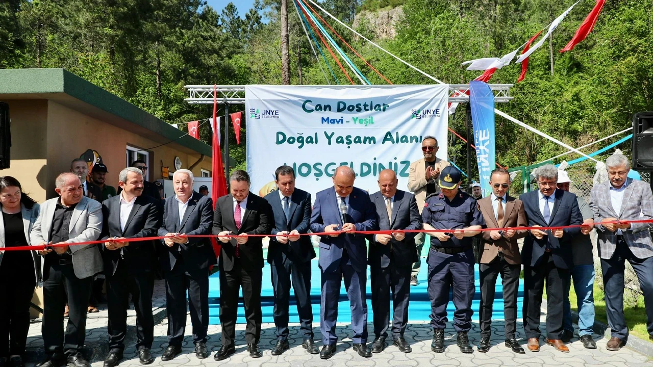 Ünye Can Dostlar Mavi-Yeşil Doğal Yaşam Alanı hizmete açıldı