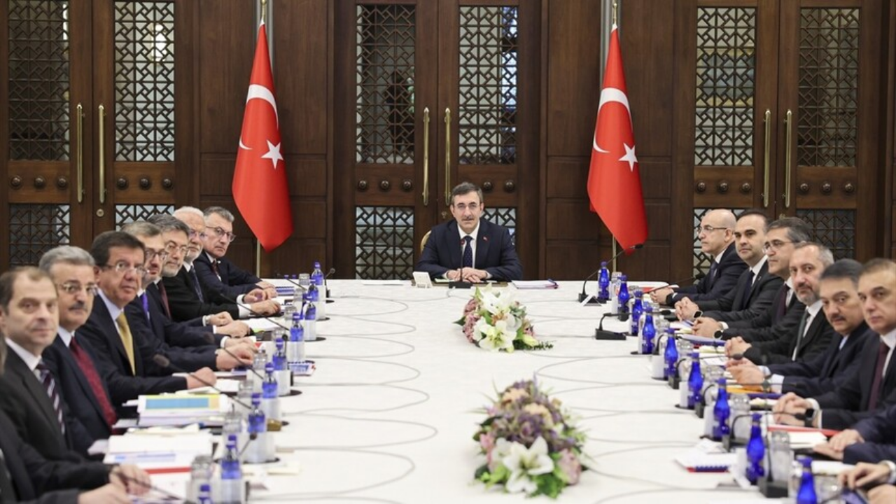 Ekonomi Koordinasyon Kurulu, Cumhurbaşkanı Yardımcısı Yılmaz başkanlığında toplandı