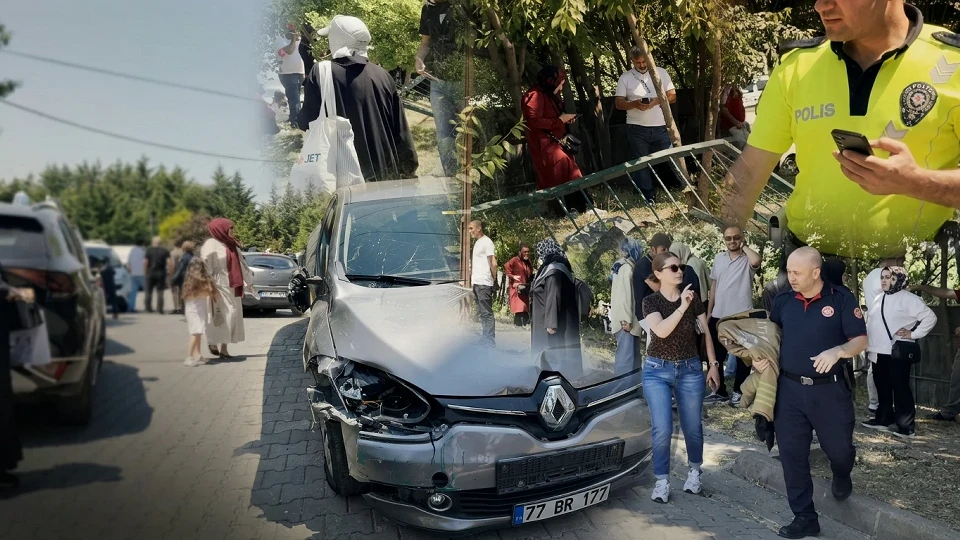 Büyükçekmece'de okul önünde kaza: Sınava geciktiğini sanan sürücü 6 kişiyi yaraladı | Asayiş Haberleri