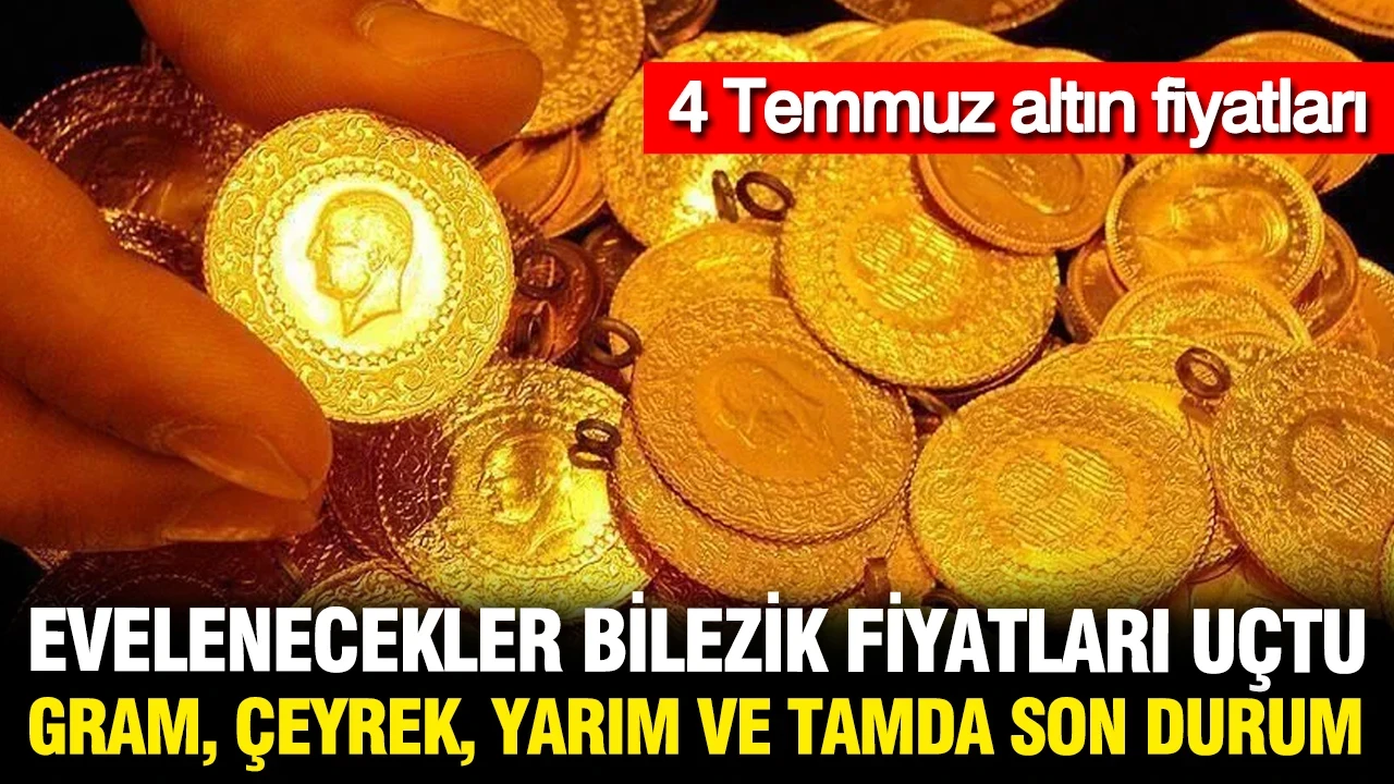 Evlenecek çiftler için bilezik fiyatları ne kadar? Gram, çeyrek, yarım ve tam altında son durum