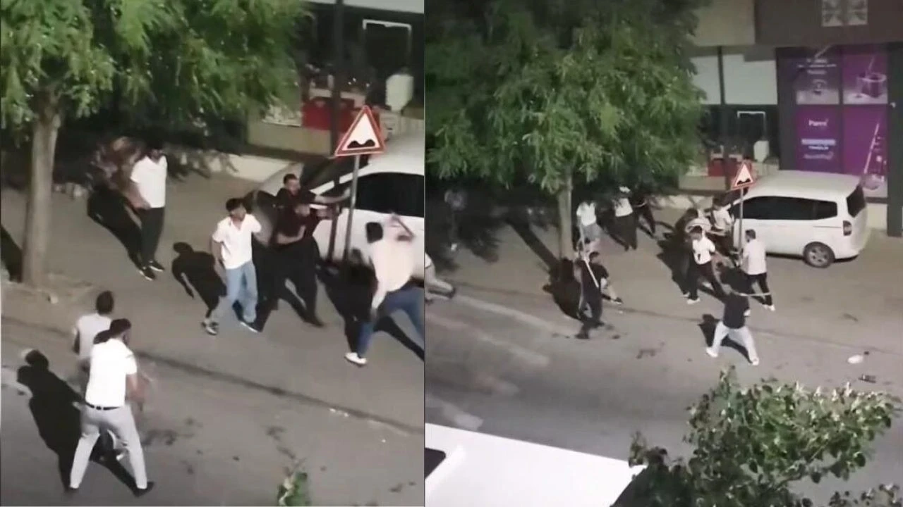 Pendik’te akrabalar arasında silahlı-bıçaklı kavga! O anlar kameraya yansıdı