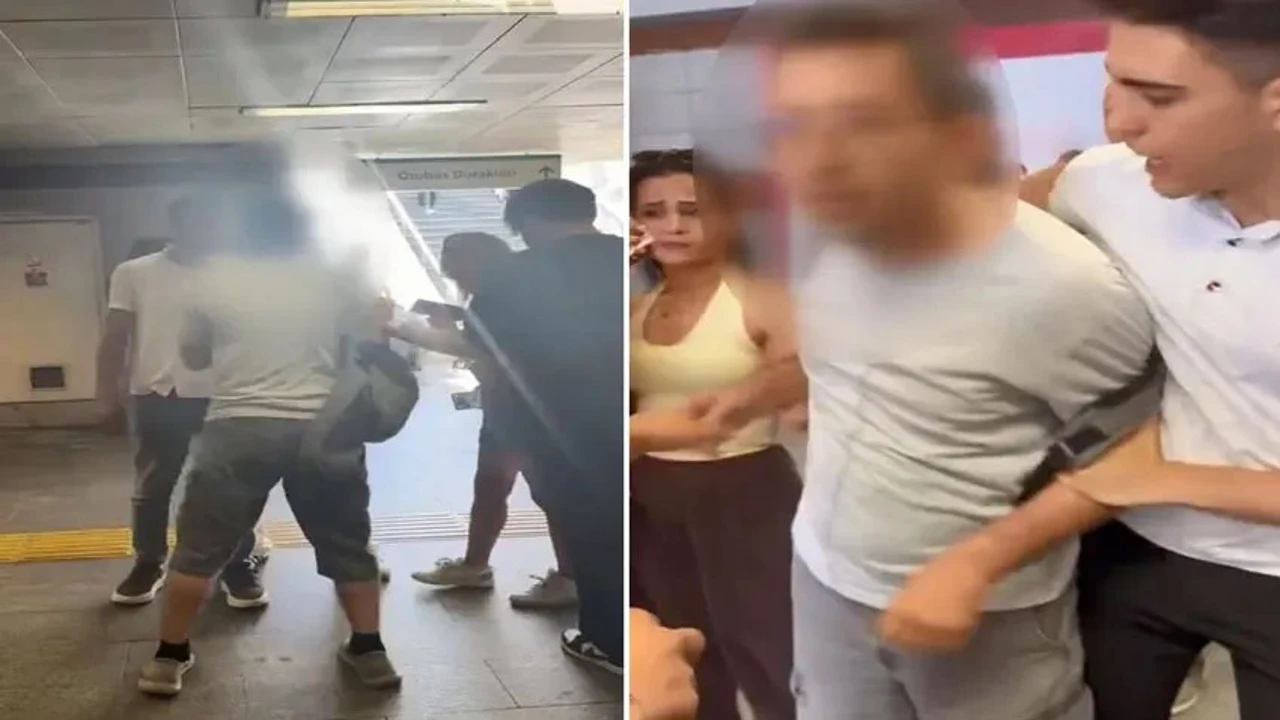 Metrobüs istasyonunda gizli çekim sapıklığı! Vatandaşlar suçüstü yakaladı