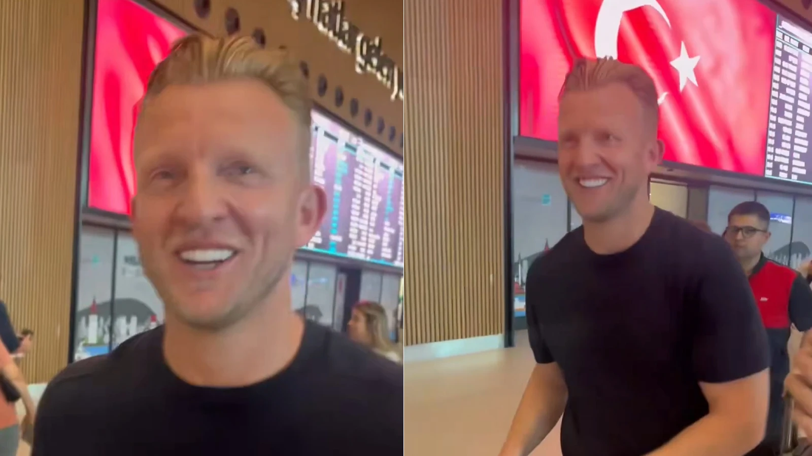 Dirk Kuyt, Fenerbahçe için İstanbul'a geldi