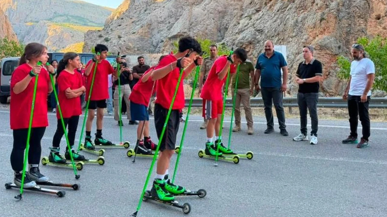 Ayaklı kaykay şenliği nefes kesti