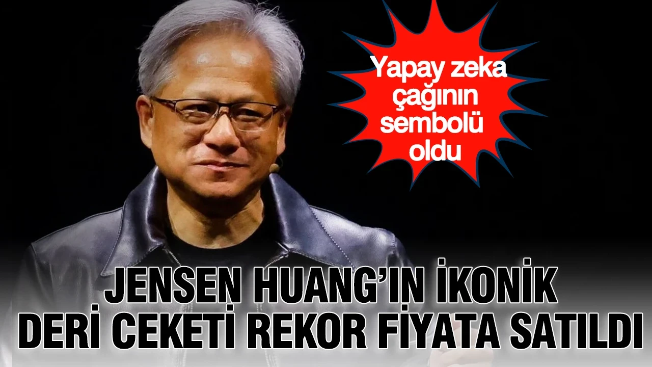 Jensen Huang’ın ikonik deri ceketi rekor fiyata satıldı: Yapay zeka çağının sembolü oldu