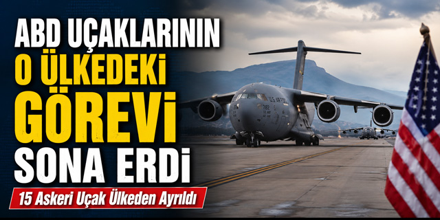 ABD'nin Bulgaristan Misyonu Sona Erdi! 15 Askeri Uçak Ülkeden Ayrıldı