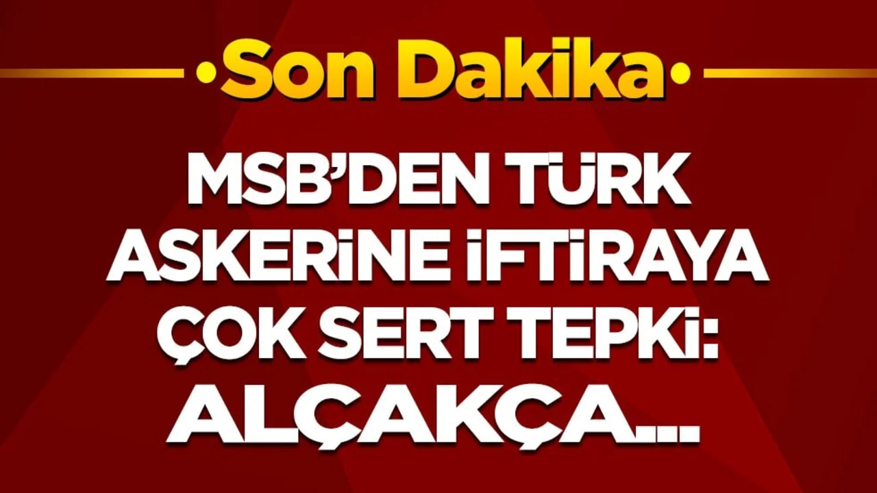 Son dakika! MSB'den Türk askerine iftira atan AP’ye sert tepki: Alçakça