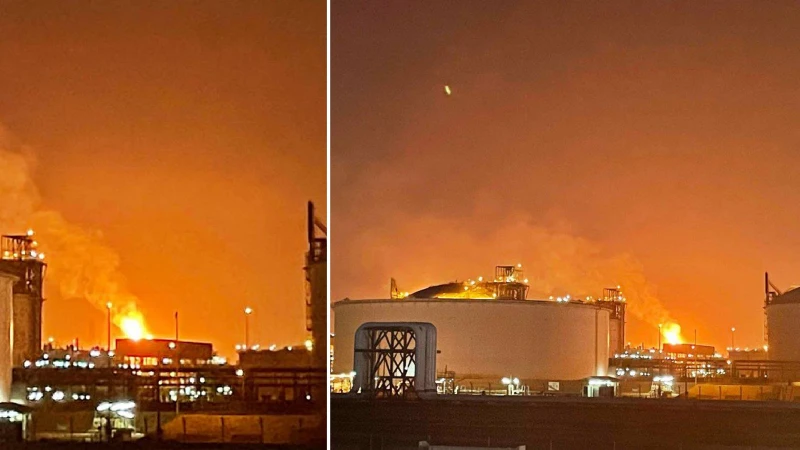 Katar'da patlama meydana geldi: Bölgeye sivil savunma ekipleri sevk edildi
