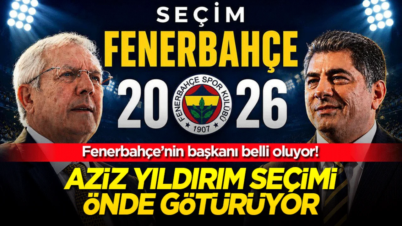 Oy verme işlemi tamamlandı! Fenerbahçe'nin yeni başkanı belli oldu