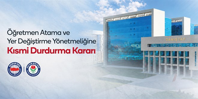 Danıştay'dan MEB'in Atama ve Yer Değiştirme Yönetmeliği'ne kısmi durdurma