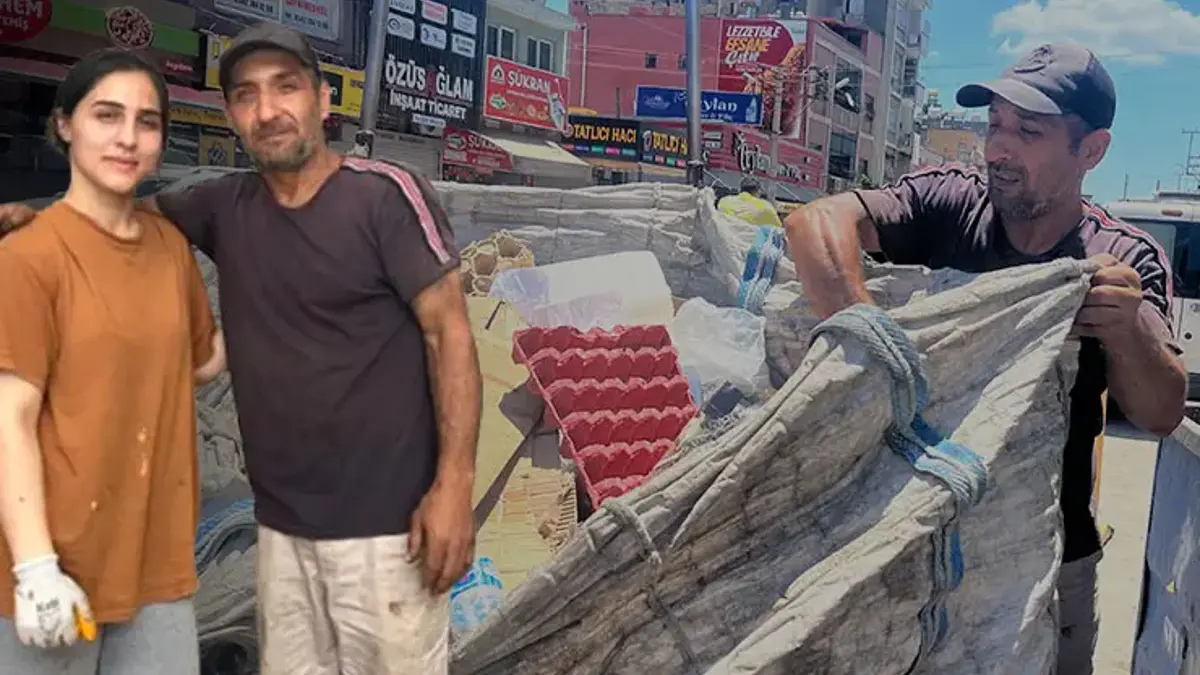 Babanın alın teri, kızının zaferi! 33 yıl sokak sokak kağıt topladı, mükafatı büyük oldu
