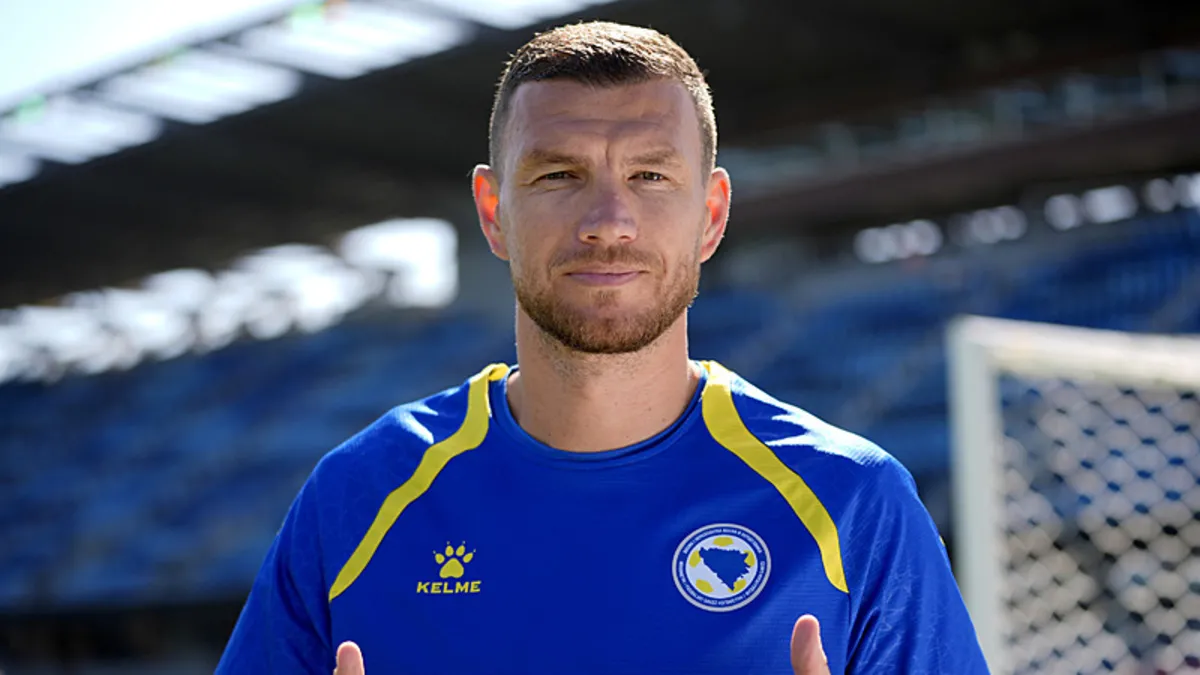 Edin Dzeko: Evet kesinlikle favori ABD ama bizim de kalitemiz var
