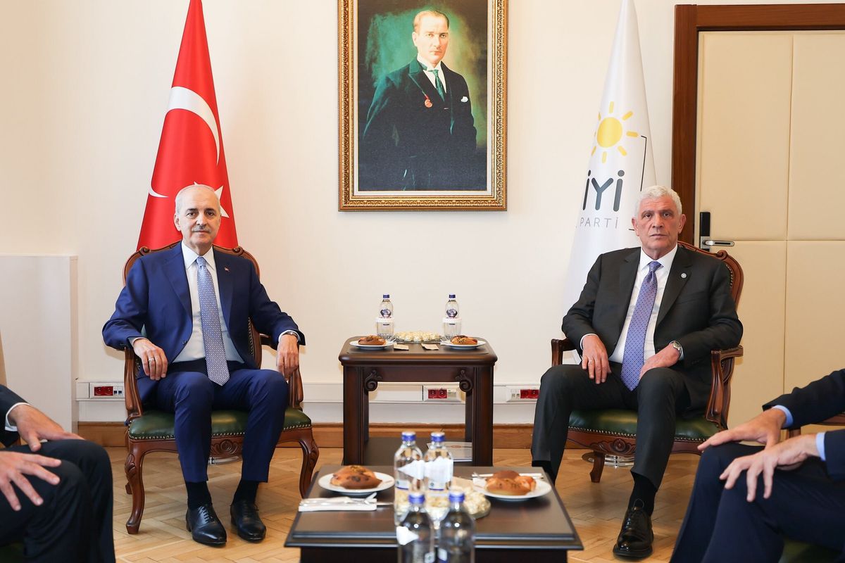 TBMM Başkanı Kurtulmuş, Dervişoğlu ile görüştü
