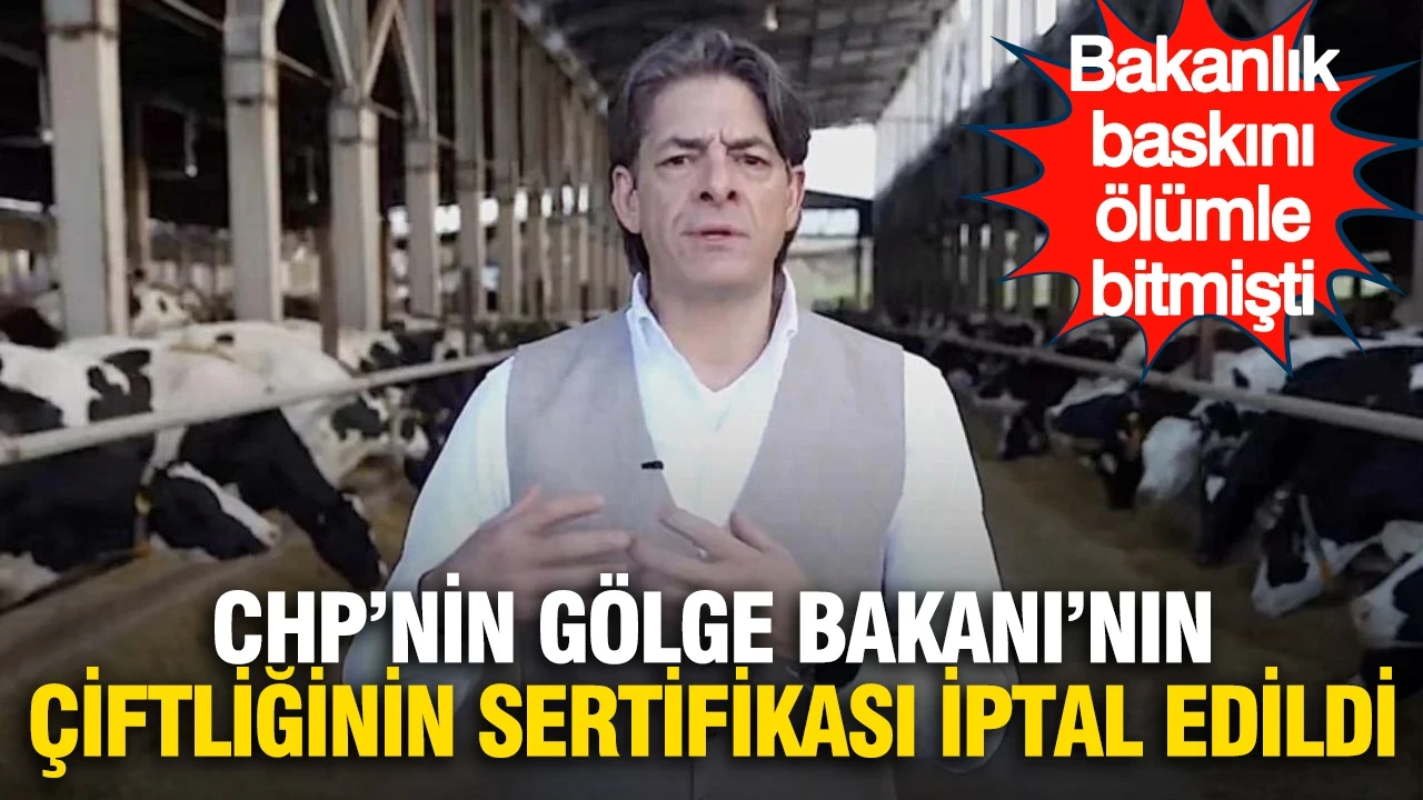 Tarım Bakanlığı 19 işletmenin sertifikasını iptal etti: Listede Solakoğlu'nun çiftliği de var
