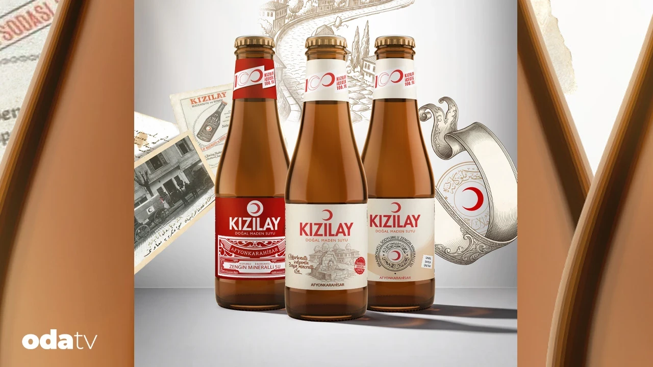 Kızılay Maden Suyu'ndan 100. yıla özel nostalji şişe serisi